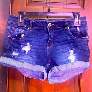 Wax Jean Shorts